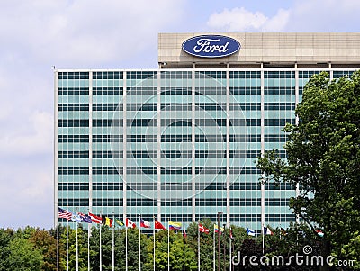 Ford Motor Company World Headquarters Editorial Stock Photo